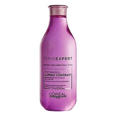 Loreal Lumino Contrast, szampon rozświetlający farbowane włosy 300ml