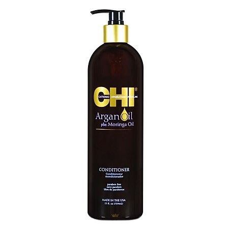 CHI Argan Oil Moringa, Odżywka wzmacniająca z olejkiem arganowym 739ml