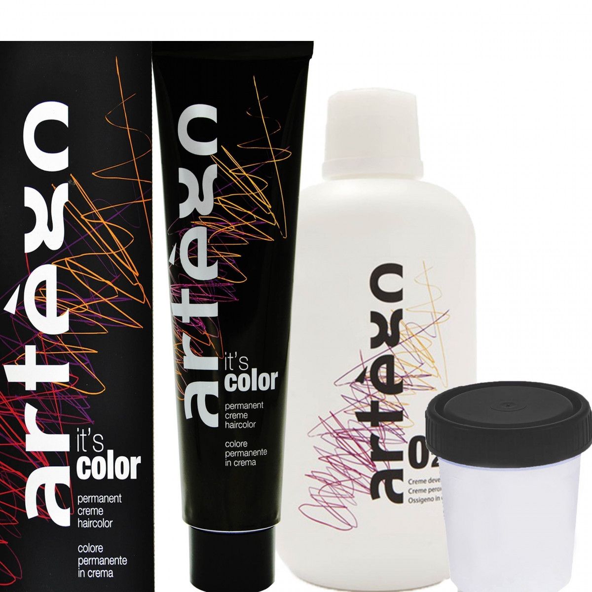 ARTEGO IT'S COLOR zestaw do koloryzacji włosów farba 150ml + oxydant 150ml