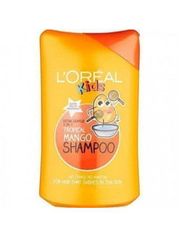 Loreal Kids Tropical Mango, szampon dla dzieci z owoców mango o przyjemnym zapachu 250ml