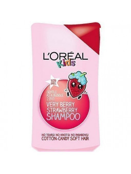 Loreal Kids Very Berry Strawberry, truskawkowy szampon myjący dla dzieci, delikatna formuła 250ml