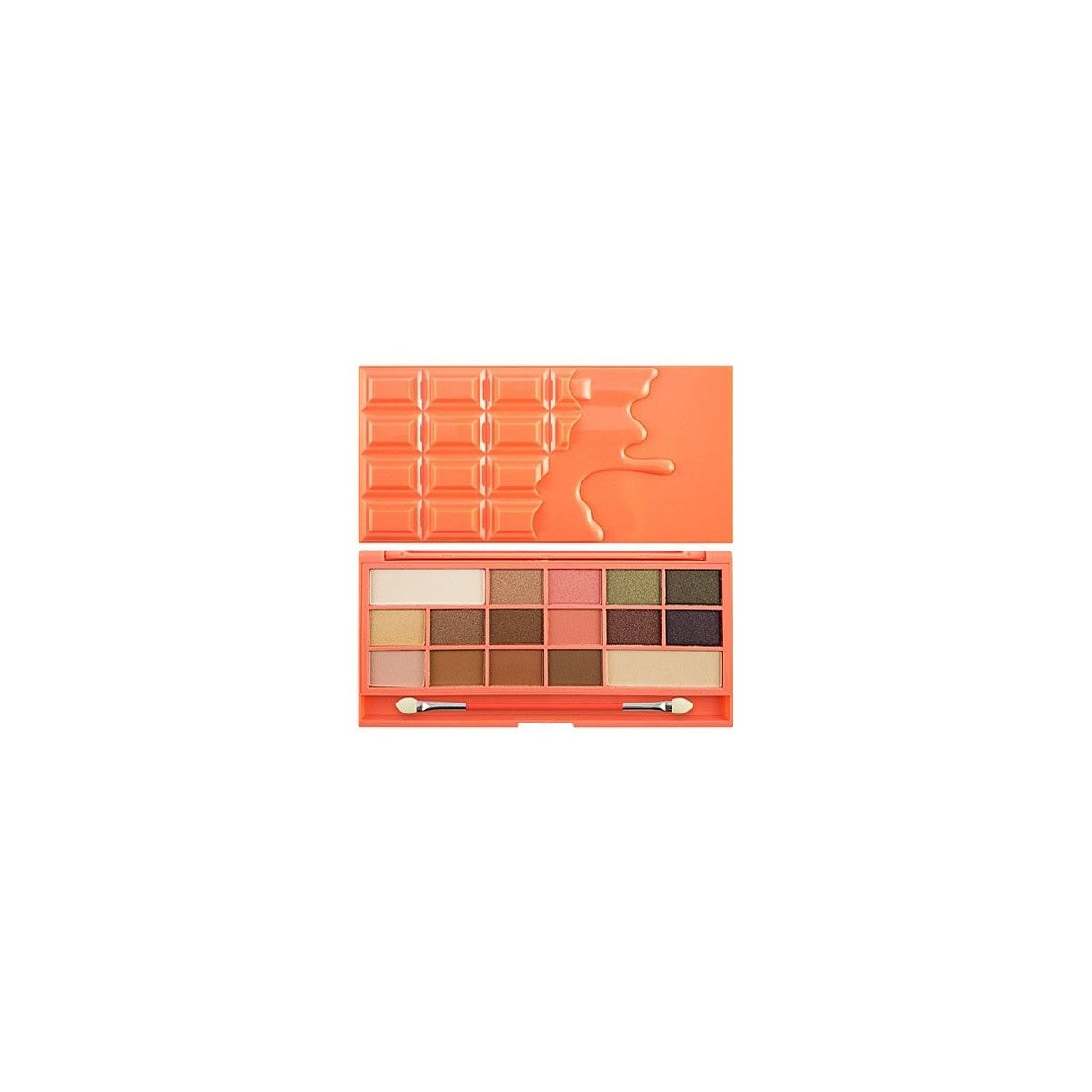 Makeup Revolution 16 Eyeshadows I Love Makeup Chocolate and Peaches, cienie do powiek 22g