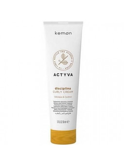 Kemon ACTYVA Disciplina Curly Cream, dyscyplinująco modelujący krem do loków 150ml