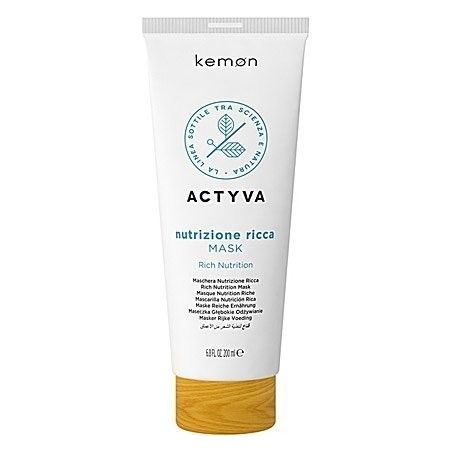 Kemon ACTYVA Nutrizione Ricca, ekstremalnie nawilżająca maska do włosów 200ml