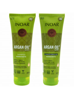 Inoar Argan Oil Duo Pack pielęgnacja włosów bez siarczanów 2x250ml