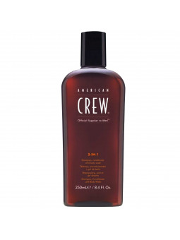 American Crew 3in1 szampon odżywka i żel pod prysznic 250ml