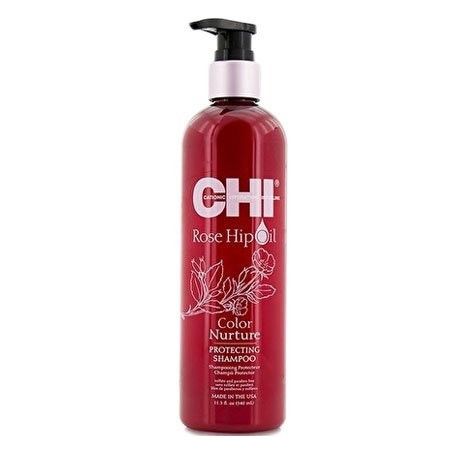 Farouk Chi Rose, różany szampon do włosów farbowanych 340ml