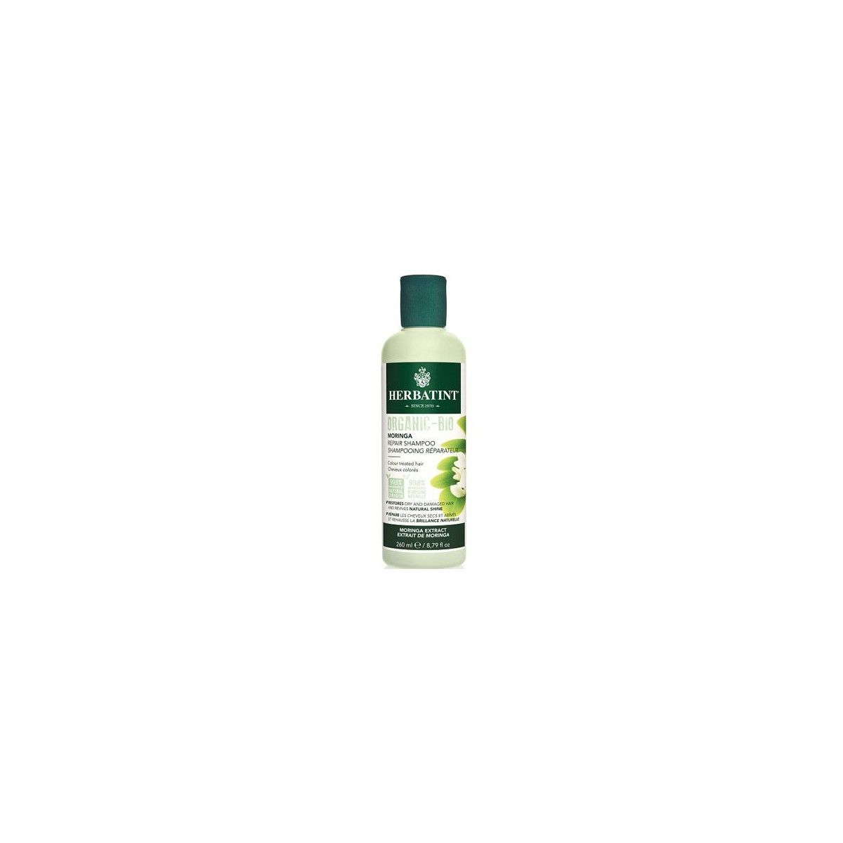 Herbatint Organic Bio Moringa szampon naprawczy do włosów 260ml