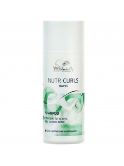 Wella Nutricurls Shampoo oczyszczający szampon do włosów falowanych 50ml