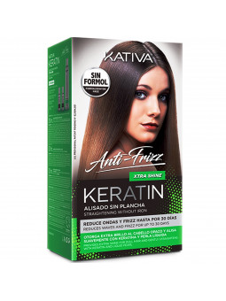 Kativa Keratin Xtra Shine Zestaw do keratynowego prostowania włosów