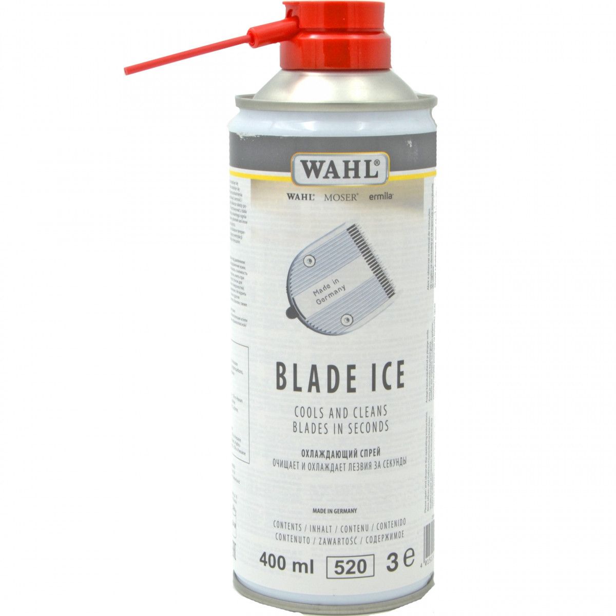 WAHL BLADE ICE Spray 4w1 Spray do konserwacji ostrzy 400ml