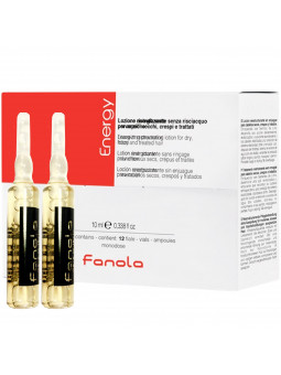 Fanola Energy ampułki na wypadanie włosów, wzmacniają i stymulują porost 12x10ml