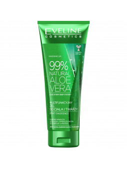 Eveline Aloe Vera Natural 99% wielofunkcyjny żel z aloesu do twarzy i ciała 250ml