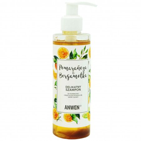 Anwen Pomarańcza i Bergamotka szampon do włosów przetłuszczających się i normalnych 200ml