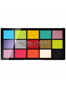 Makeup Revolution Reloaded Euphoria paletka kolorowych cieni 15x1,1g