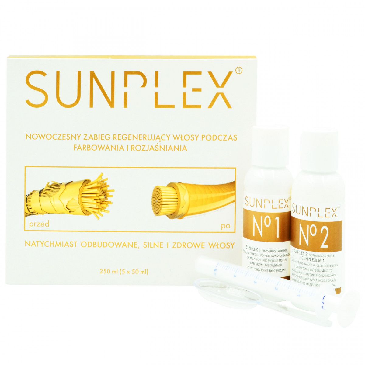 Zabieg regenerujący włosy Sunplex 5x50ml
