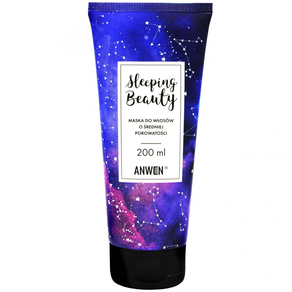 Anwen Sleeping Beauty nocna maska do włosów o średniej porowatości 200ml Anwen - 1