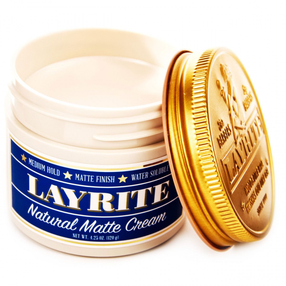 Layrite Natural Matt Cream Pomade matowa pomada do włosów 120g Layrite - 1