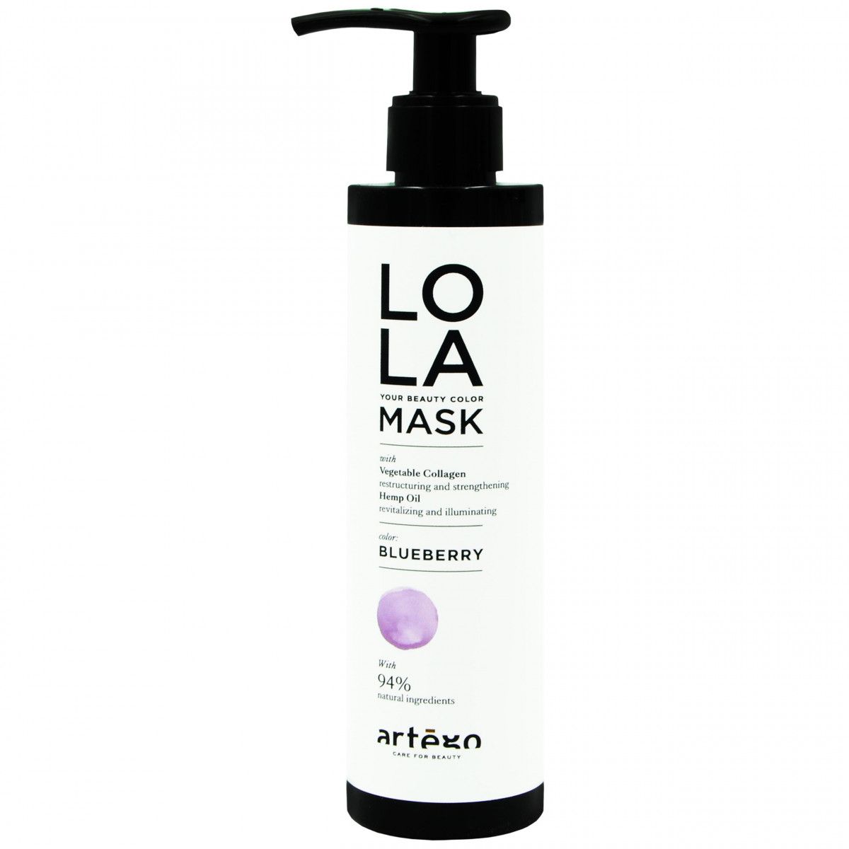 Artego Lola Mask Blueberry intensywnie regenerująca maska tonująca 200ml