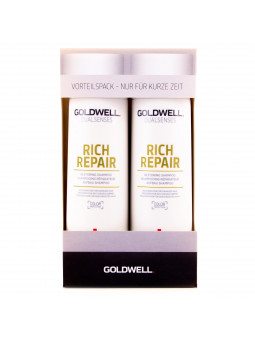 Goldwell Dualsenses Rich Repair szampon odżywiająco-nawilżający 2x250 ml