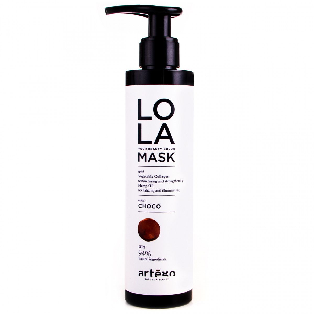 Artego Lola Mask Choco Maska koloryzująca do włosów brązowych 200ml sklep Gobli