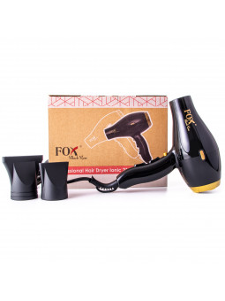 Fox Black Rose - kompaktowa suszarka do włosów z funkcją jonizacji