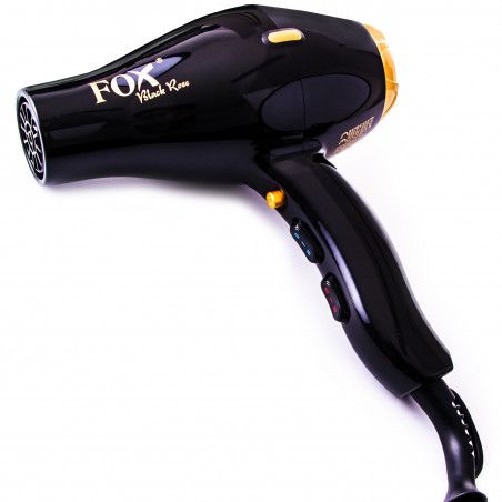 Fox Black Rose - kompaktowa suszarka do włosów z funkcją jonizacji Gobli