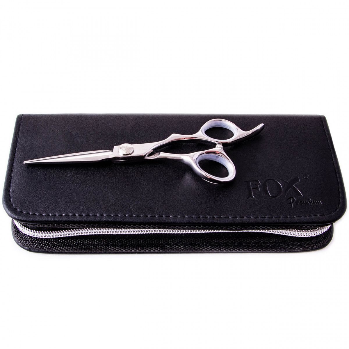 Fox Rose Silver Premium profesjonalne nożyczki fryzjerskie w etui