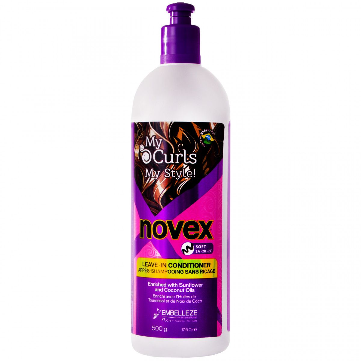 Novex My Curls My Style Leave-In Conditioner – odżywka bez spłukiwania do włosów lekko kręconych 500g