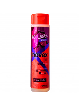 Novex Collagen Infusion Shampoo - szampon do włosów wysokoporowatych i matowych 300ml