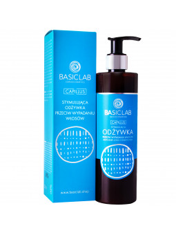 BasicLab Capillus - stymulująca odżywka przeciw wypadaniu włosów 300ml