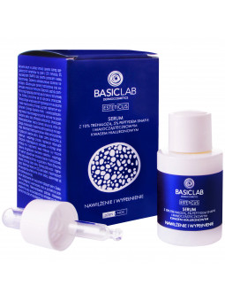 BasicLab Esteticus Nawilżenie i Wypełnienie - serum do twarzy 10% trehalozy, 5% peptyd snap-8, kwas hialuronowy 15ml
