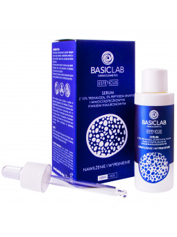 BasicLab Esteticus Nawilżenie i Wypełnienie - serum do twarzy 10% trehalozy, 5% peptyd snap-8, kwas hialuronowy 30ml