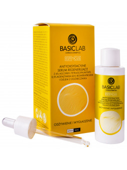 BasicLab Serum Antyoksydacyjne regenerujące z koenzymem Q10 i olejem z ogórecznika 30 ml