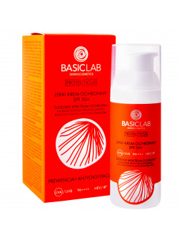 BasicLab Protecticus SPF 50+ lekki krem ochronny 50 ml