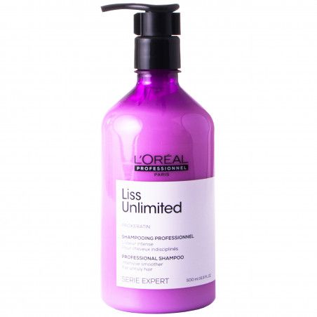 Loreal Liss Unlimited, szampon wygładzająco-odbudowujący 500ml