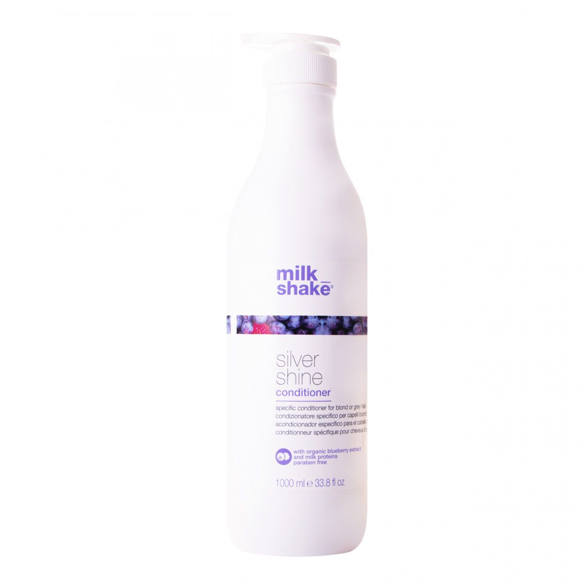 Milk Shake Silver Shine Conditioner odżywka do chłodnych odcieni blondu i siwych włosów niwelująca żółty odcień 1000 ml