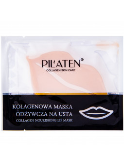 Pilaten Collagen Skin Care to kolagenowa maska odżywcza na usta 10 sztuk Pilaten - 1