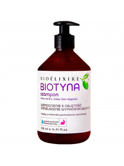Bioelixire Biotyna szampon włosy cienkie i bez objętości wzmacniający 500 ml