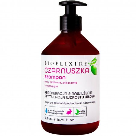 Bioelixire Czarnuszka szampon do włosów osłabionych 500 ml Bioelixire - 1