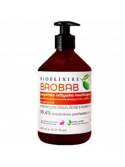 Bioelixire Baobab wegańska odżywka nawilżająca do włosów 500 ml