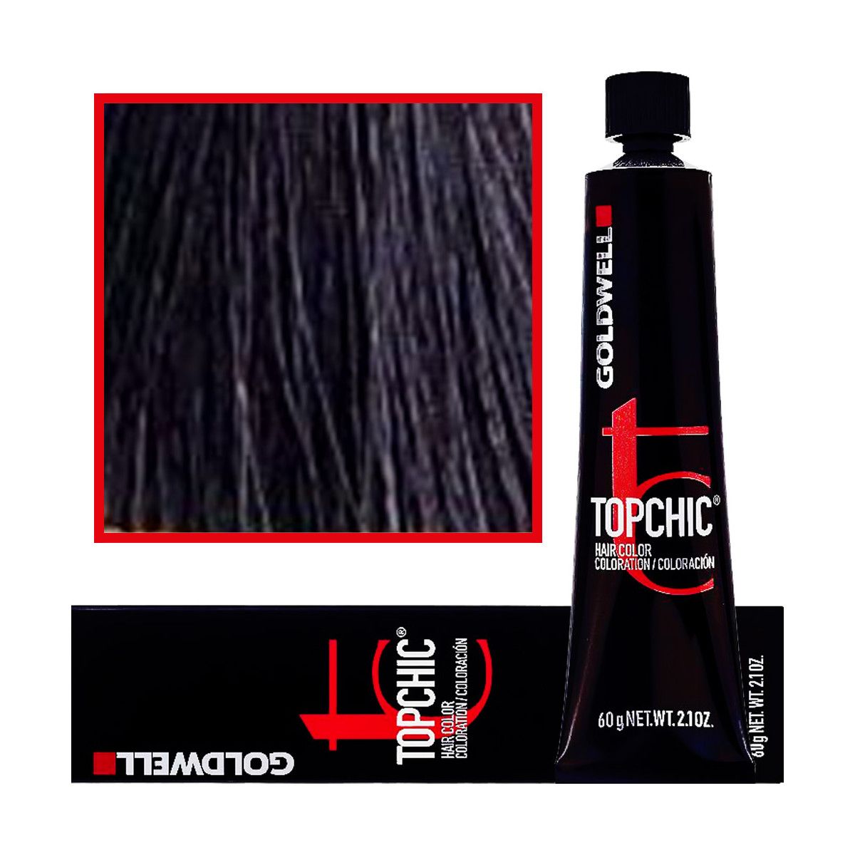 Goldwell Topchic farba do włosów 60 ml kolor 3-VV MAX Ciemny Fiolet