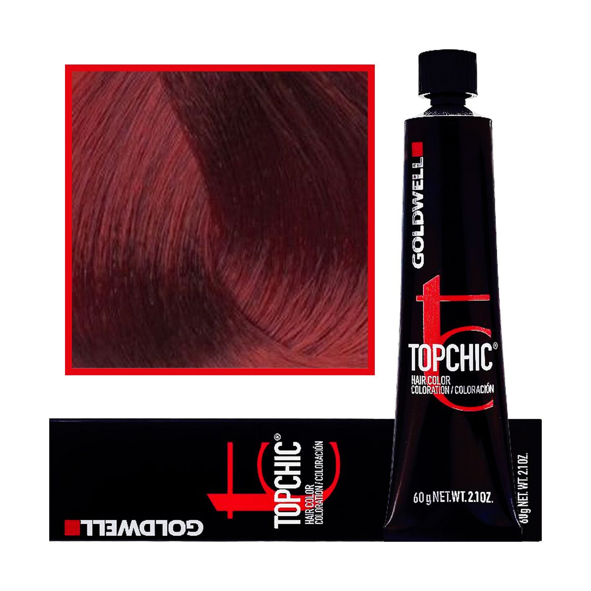 Goldwell Topchic farba do włosów 60 ml kolor 6-RR MAX Poruszająca Czerwień