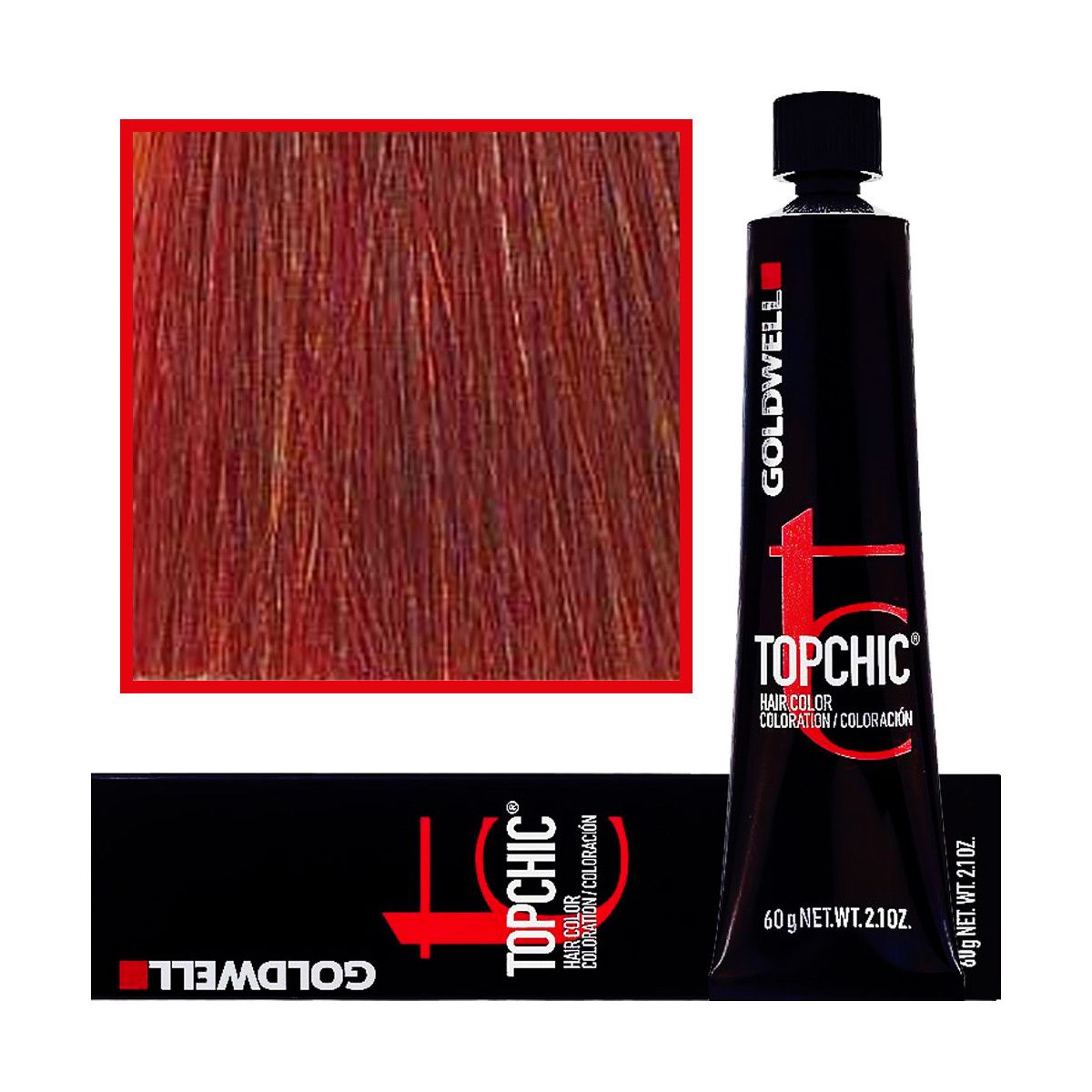 Goldwell Topchic farba do włosów 60 ml kolor 7-RR MAX Soczysta Czerwień