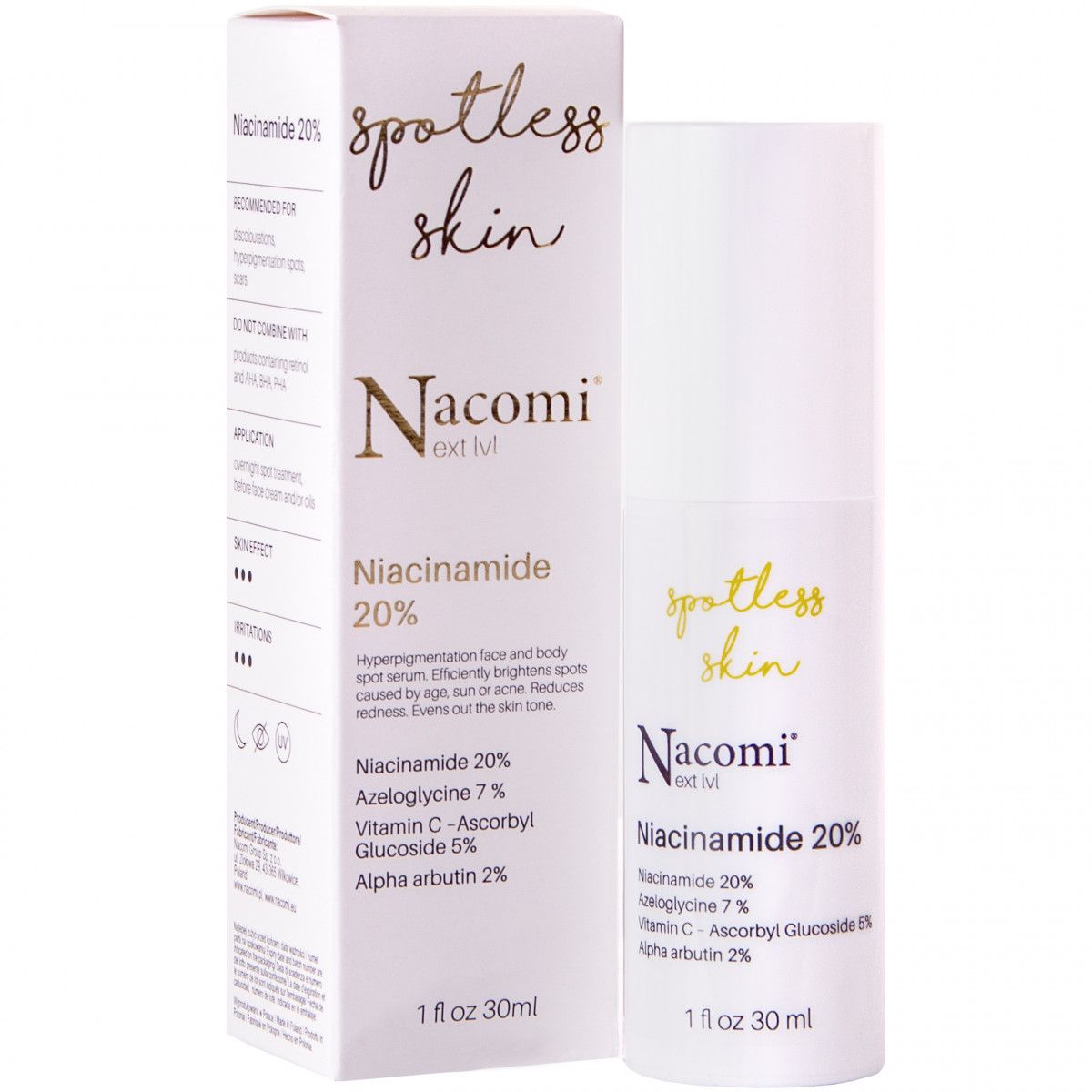 Nacomi Next Level Niacinamide 20% - serum wygładzające