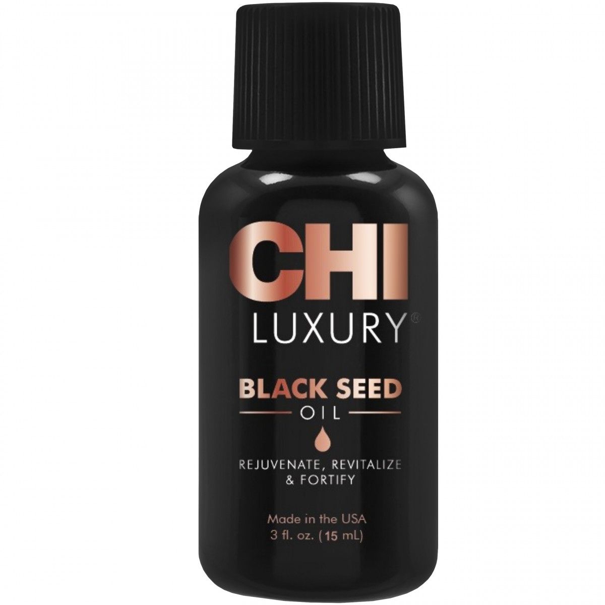 CHI Luxury Black Seed Oil - serum do włosów z czarnuszką i jedwabiem, 15 ml