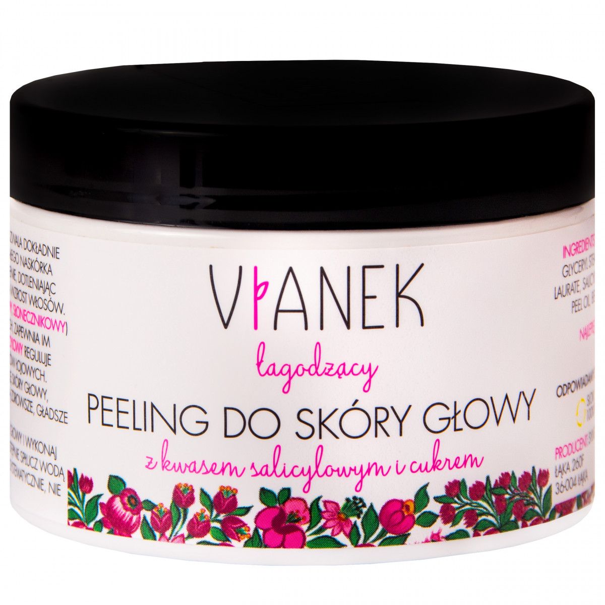 Vianek Łagodzący Peeling cukrowy do skóry głowy 150 ml