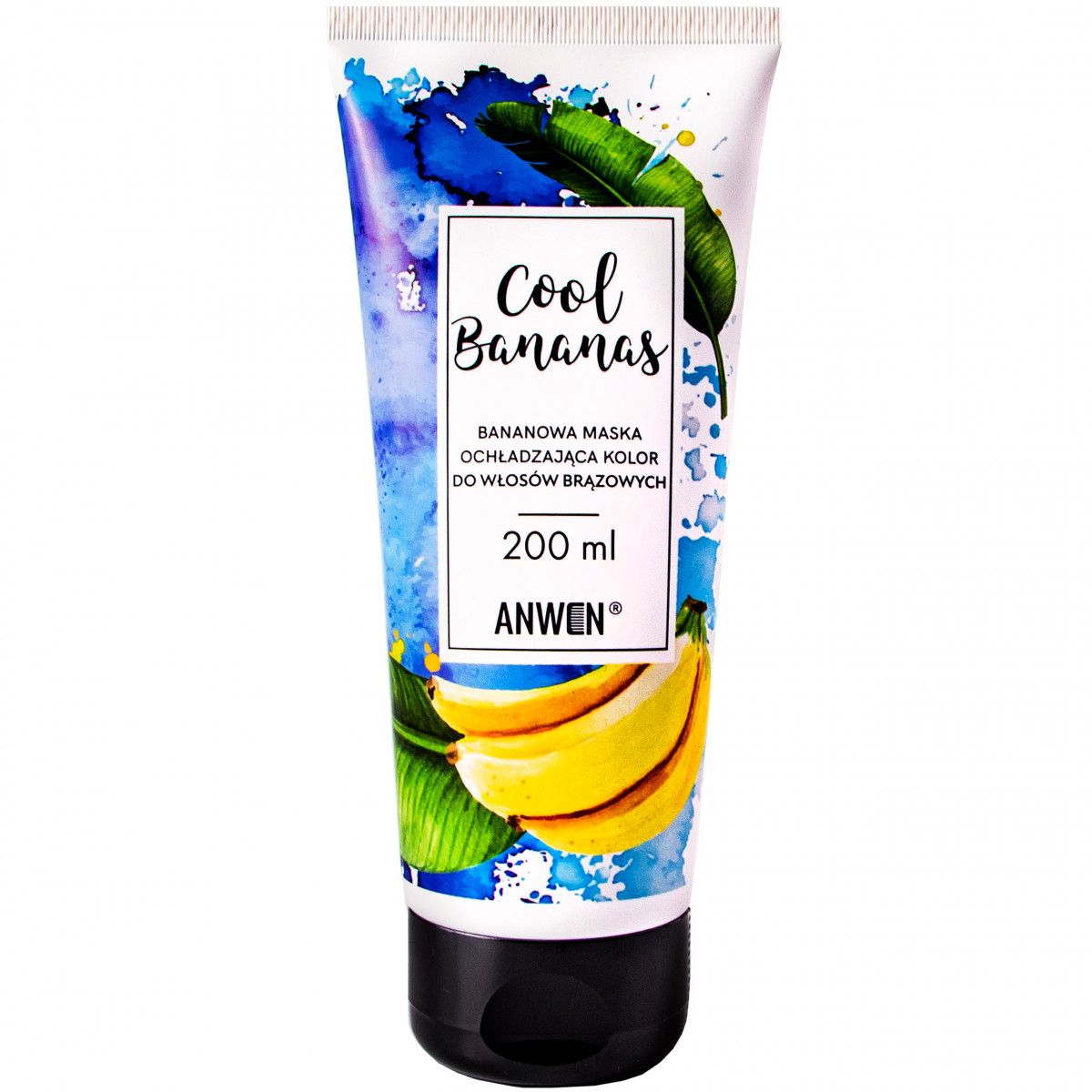 Anwen Cool Bananas maska ochładzająca kolor włosów brązowych 200 ml Anwen - 1