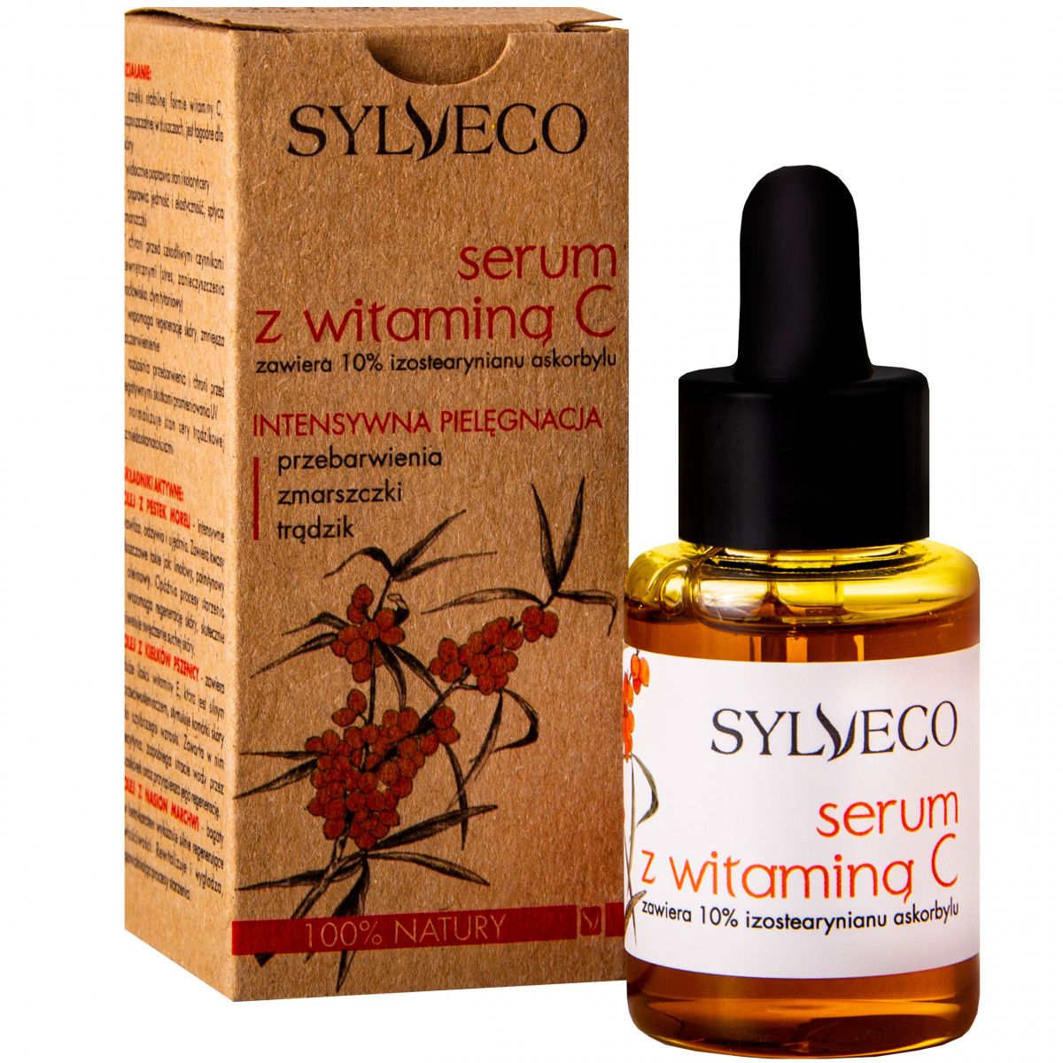 Sylveco Rozjaśniające serum do twarzy z witaminą C 30 ml