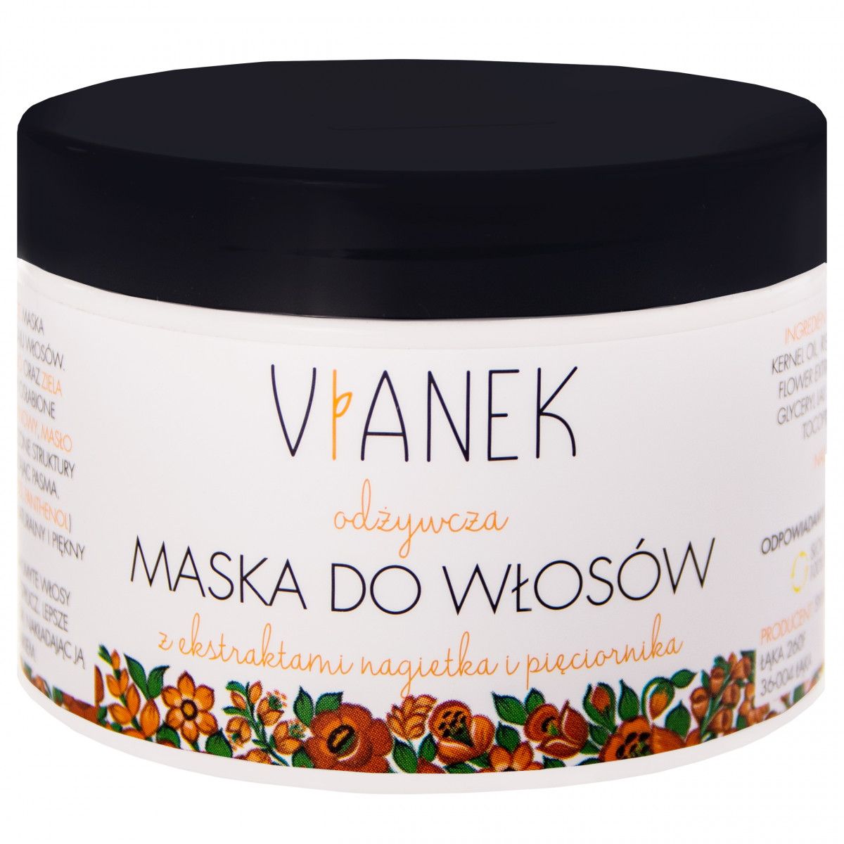 Vianek odżywcza maska do włosów z nagietkiem 150 ml